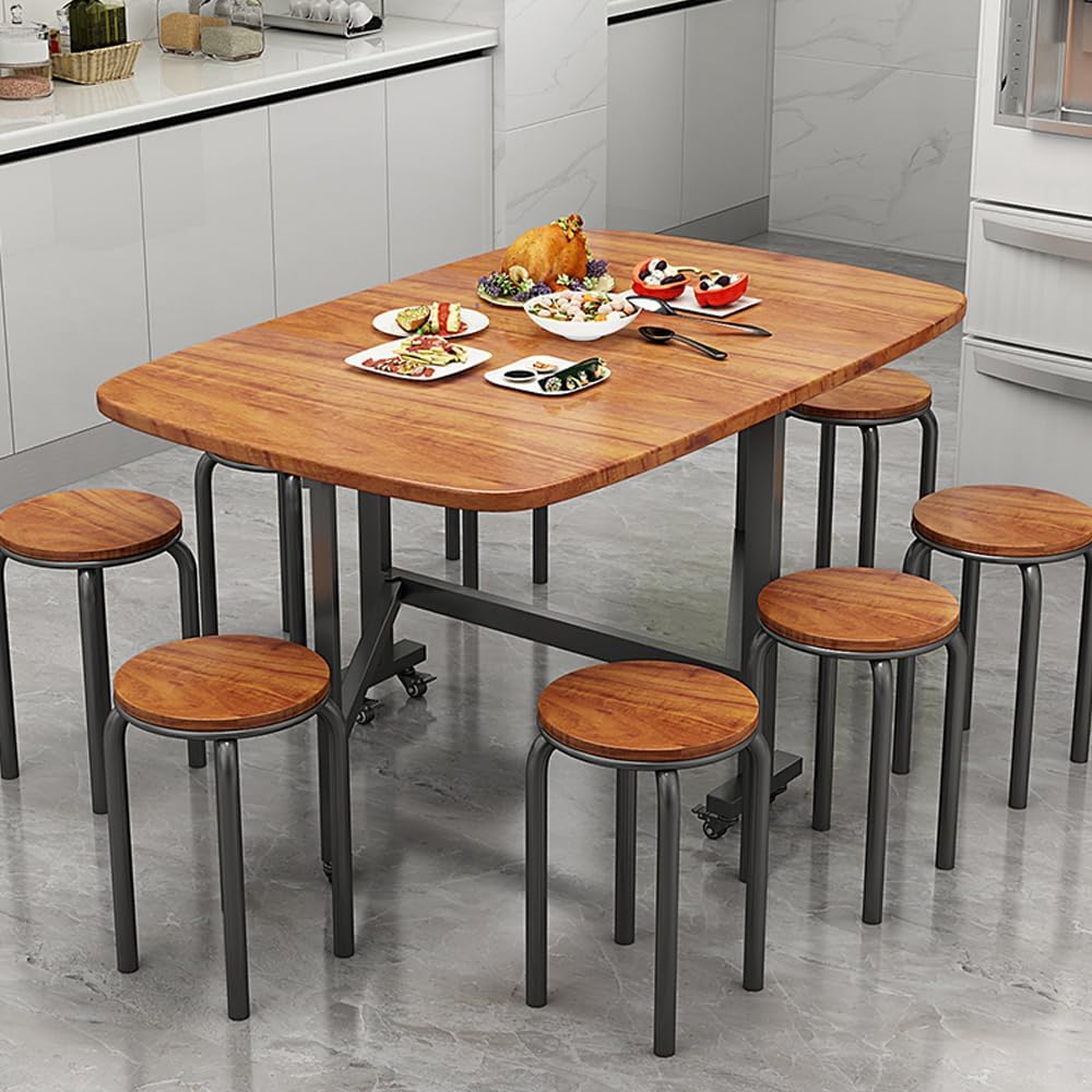 Multifunction Table Drop Leaf Dining Table - 47"  (Brown)